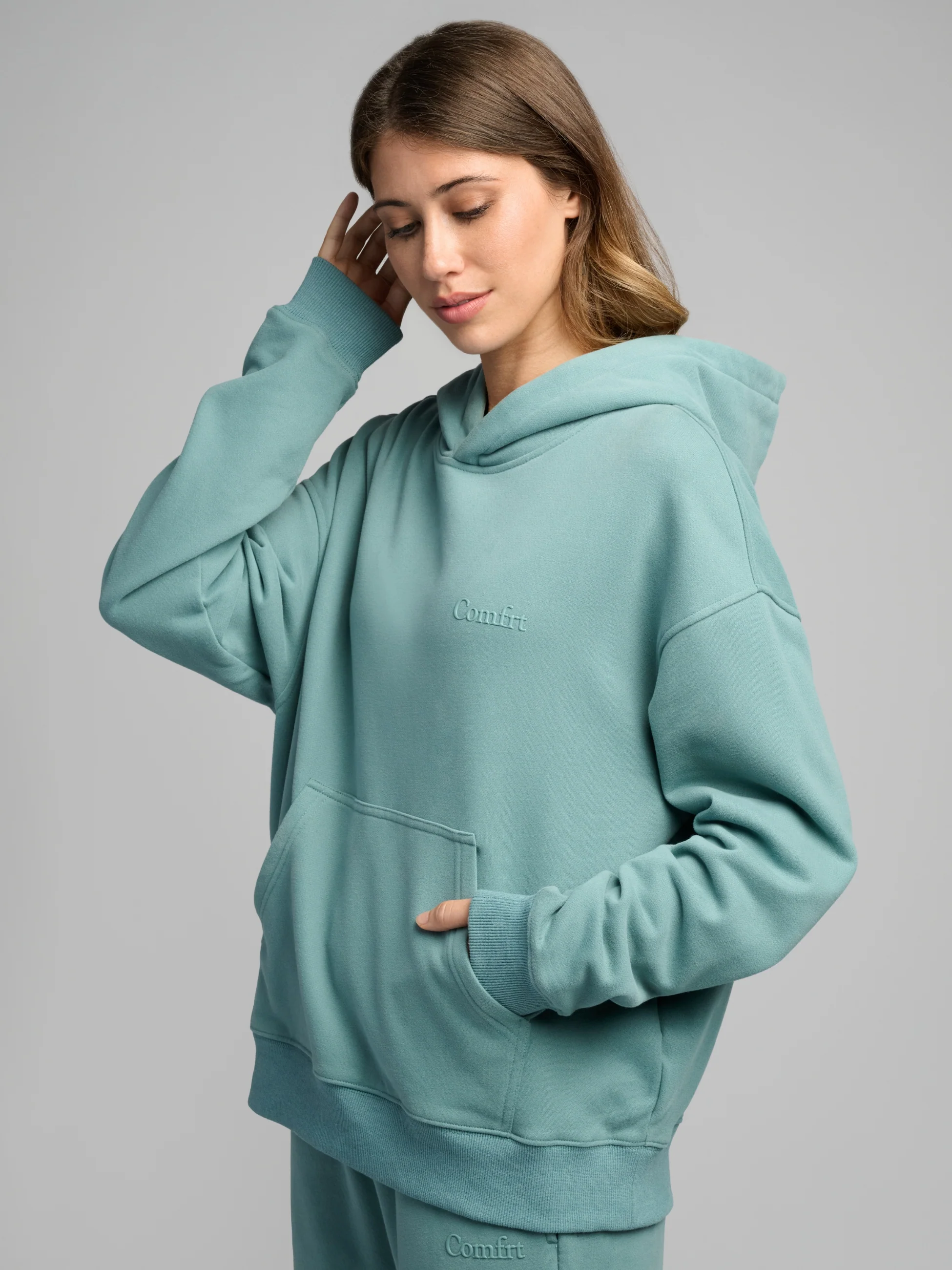 Halo Lightweight Crop Hoodie
