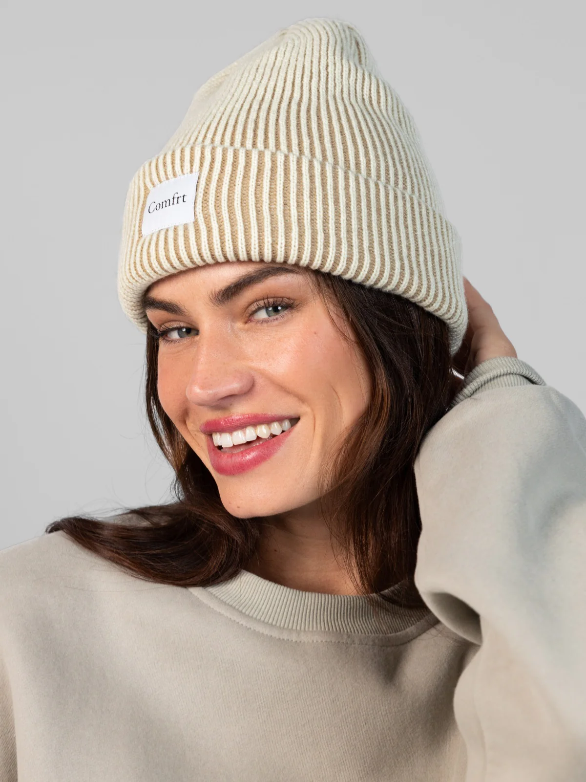Classic Two-Tone Beanie