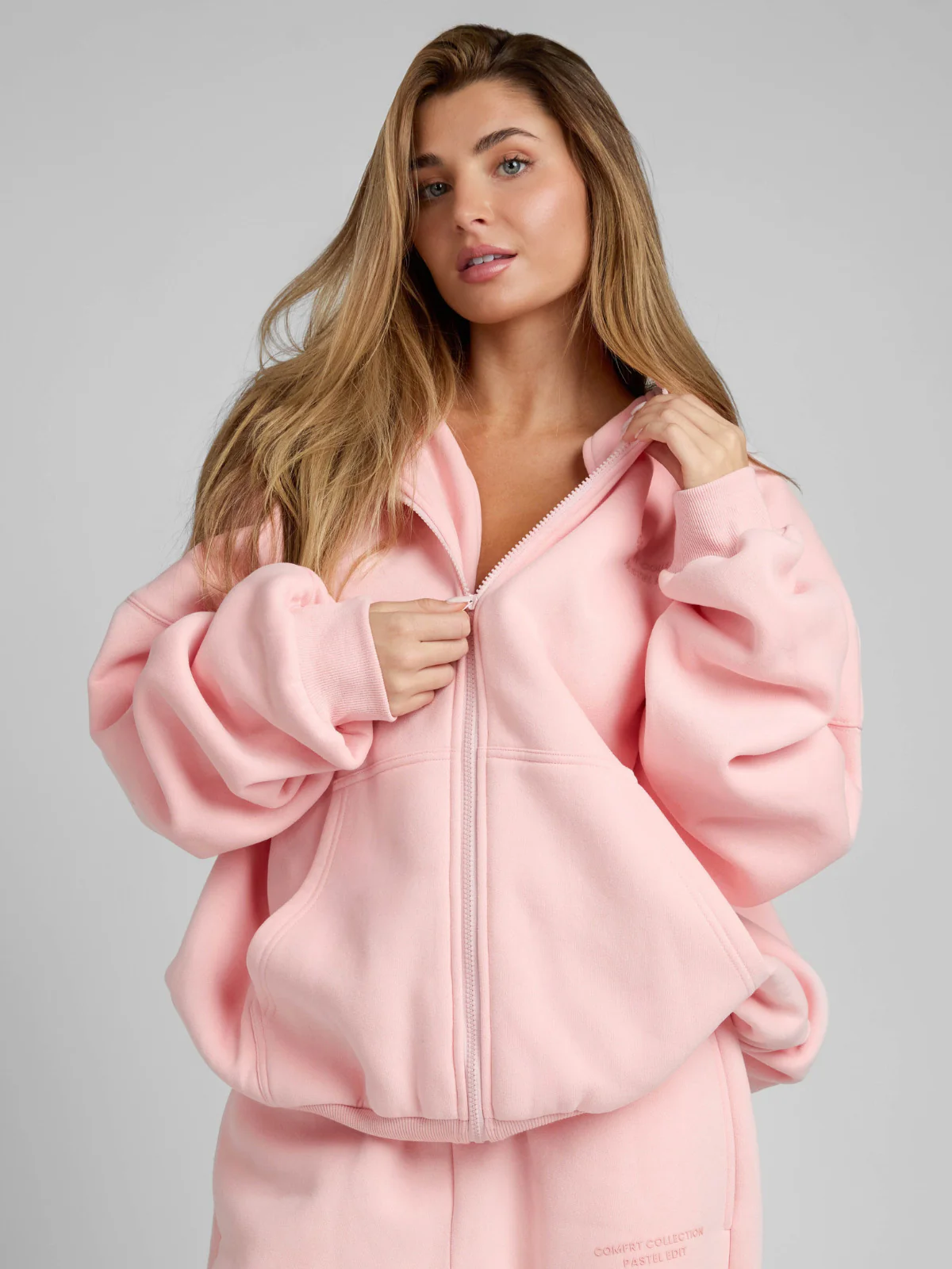 Pastel Zip Hoodie
