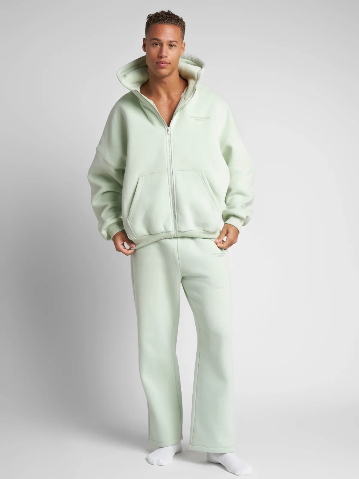 Pastel Zip Hoodie