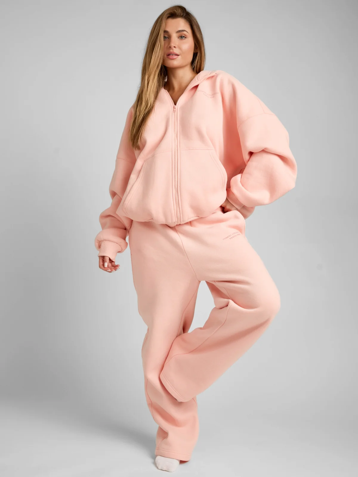 Pastel Zip Hoodie