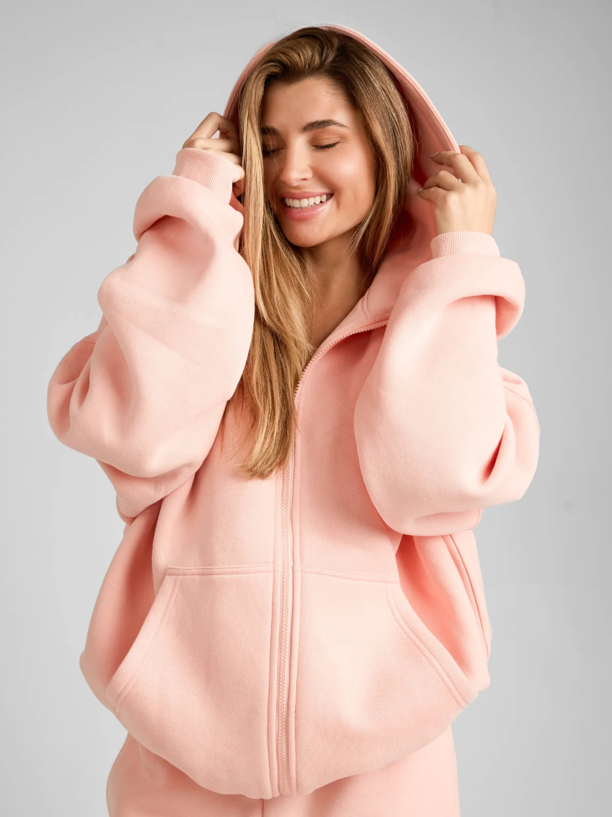 Pastel Zip Hoodie