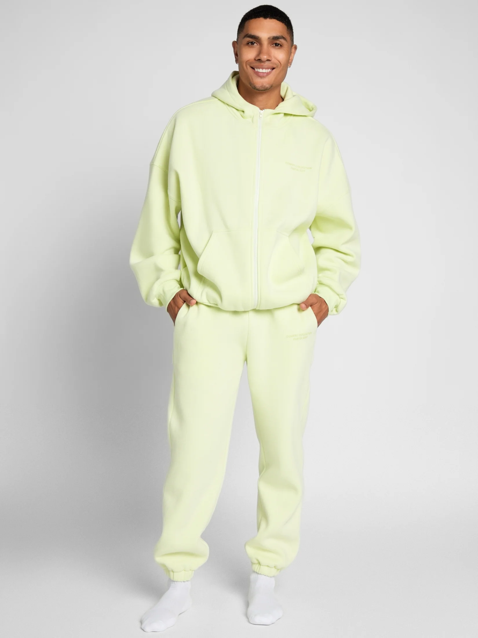 Pastel Zip Hoodie