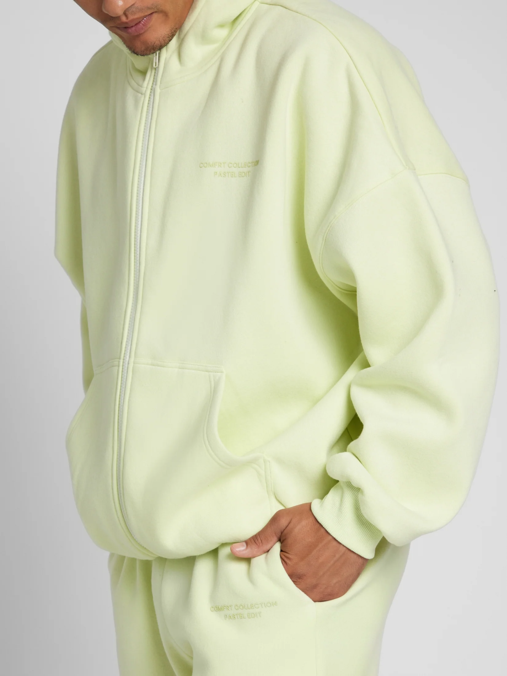 Pastel Zip Hoodie