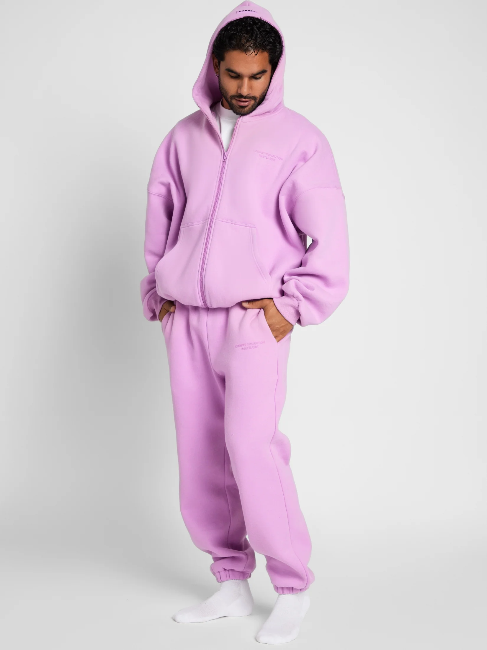 Pastel Zip Hoodie