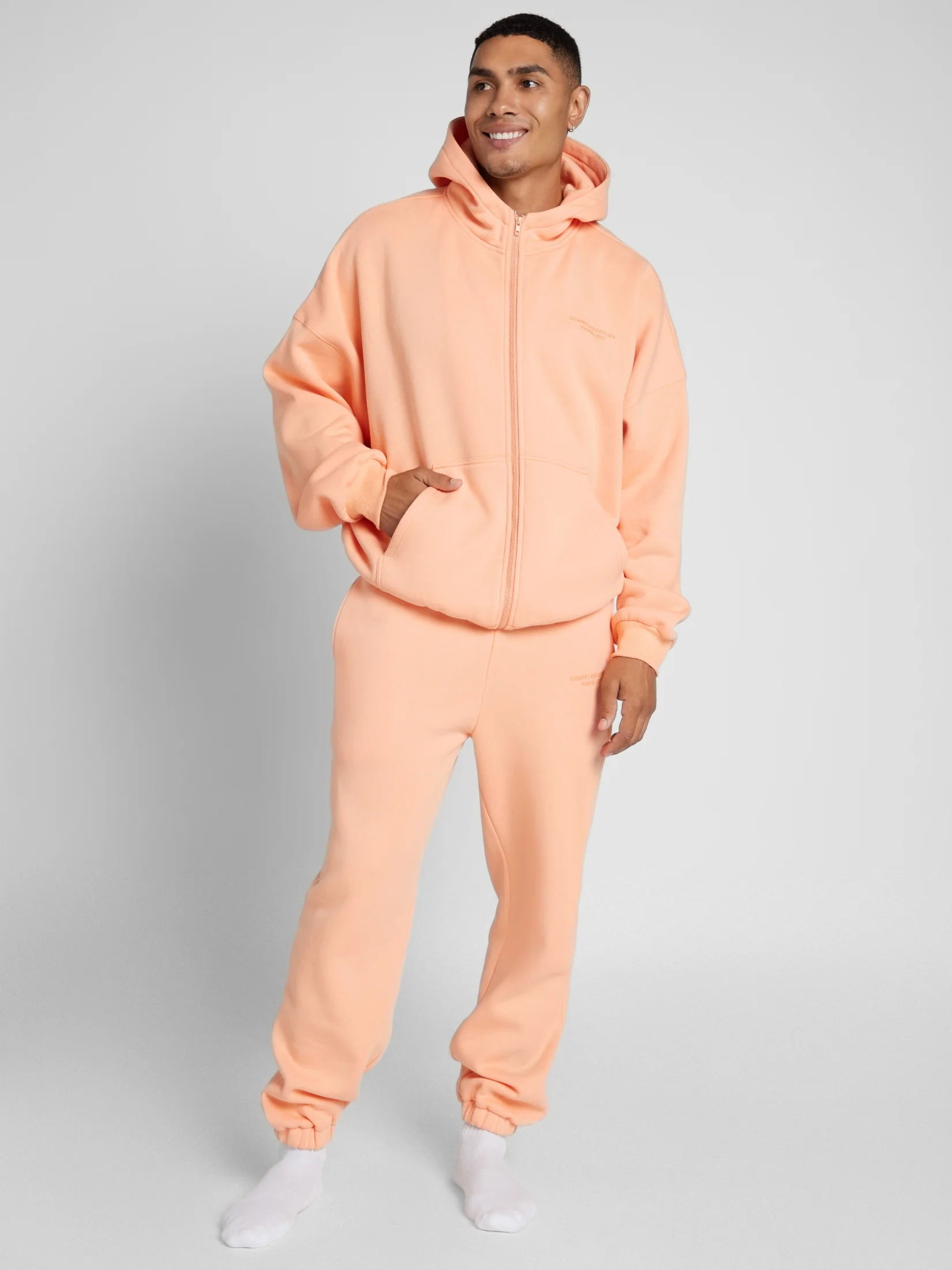 Pastel Zip Hoodie
