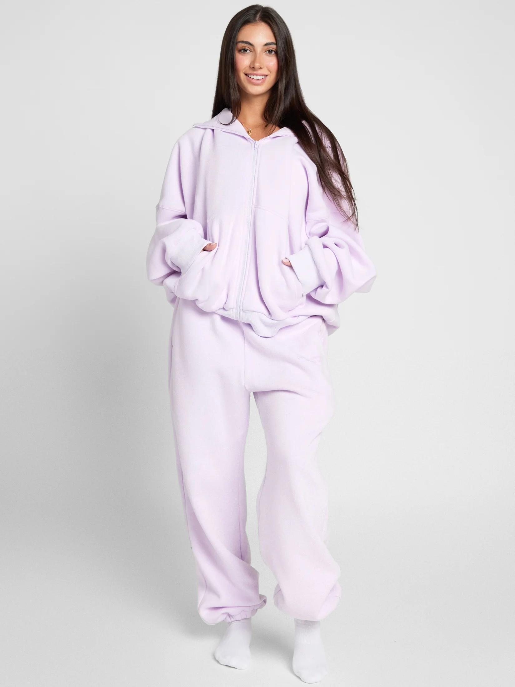 Pastel Zip Hoodie