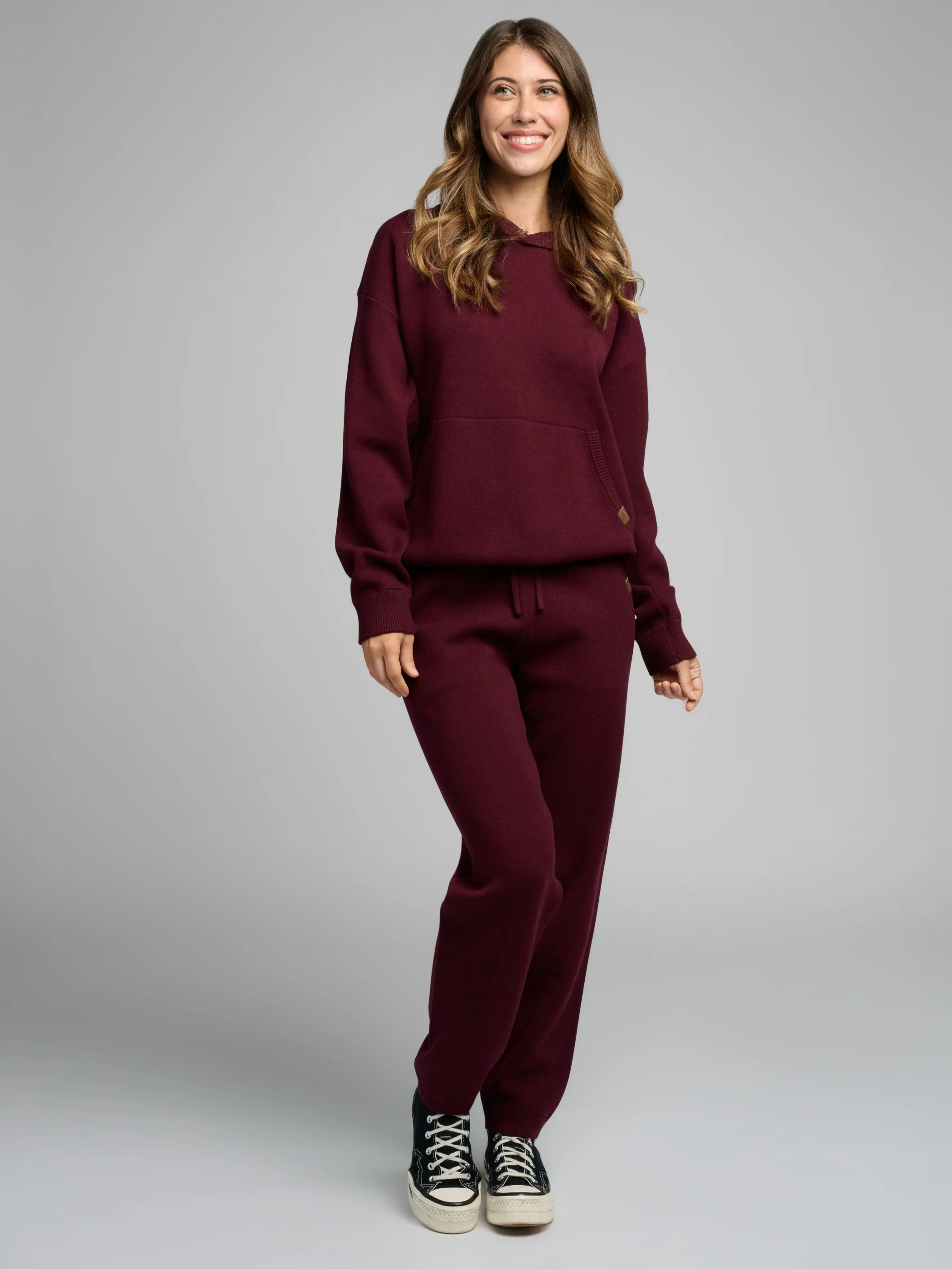 Sweater Knit Hoodie
