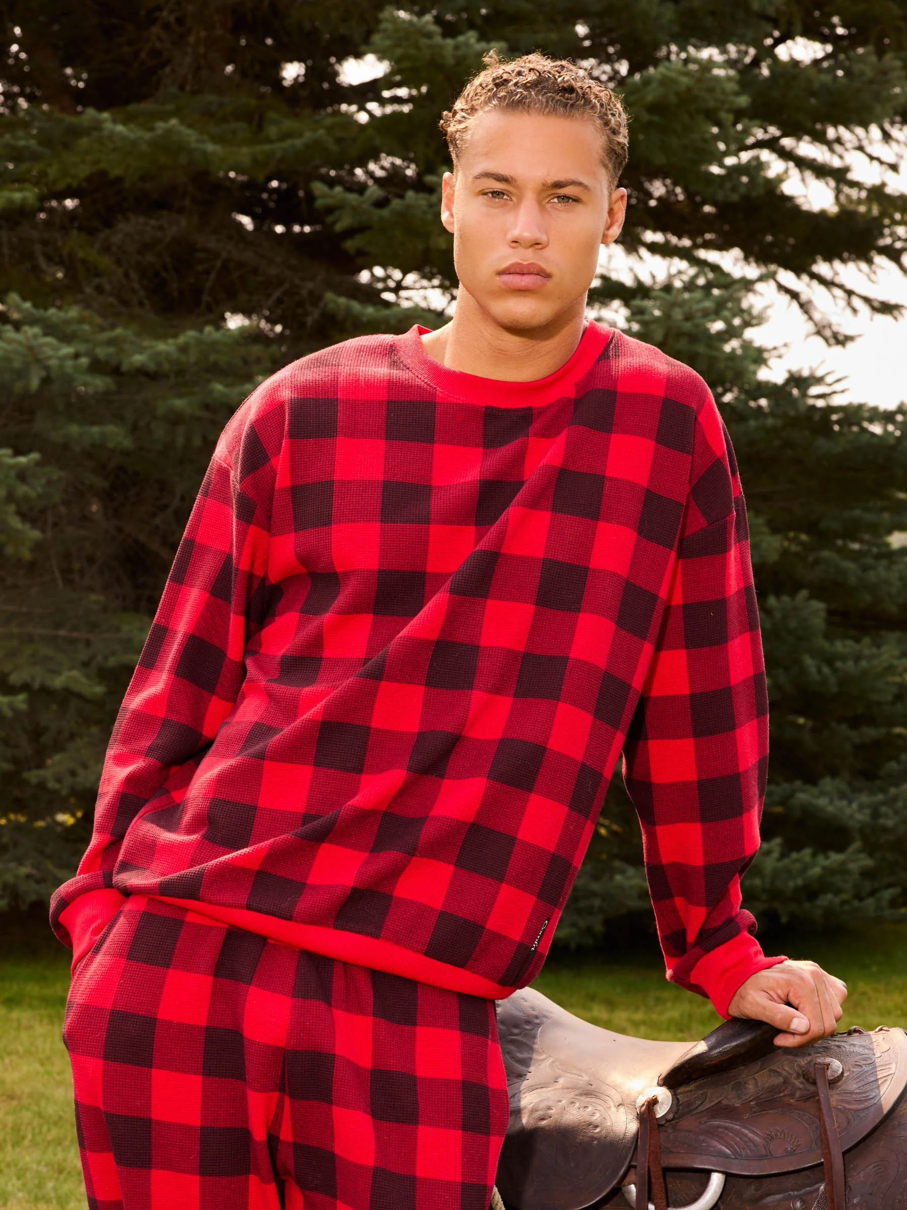 Waffle Lounge Long Sleeve 100 Waffle Lounge Long Sleeve