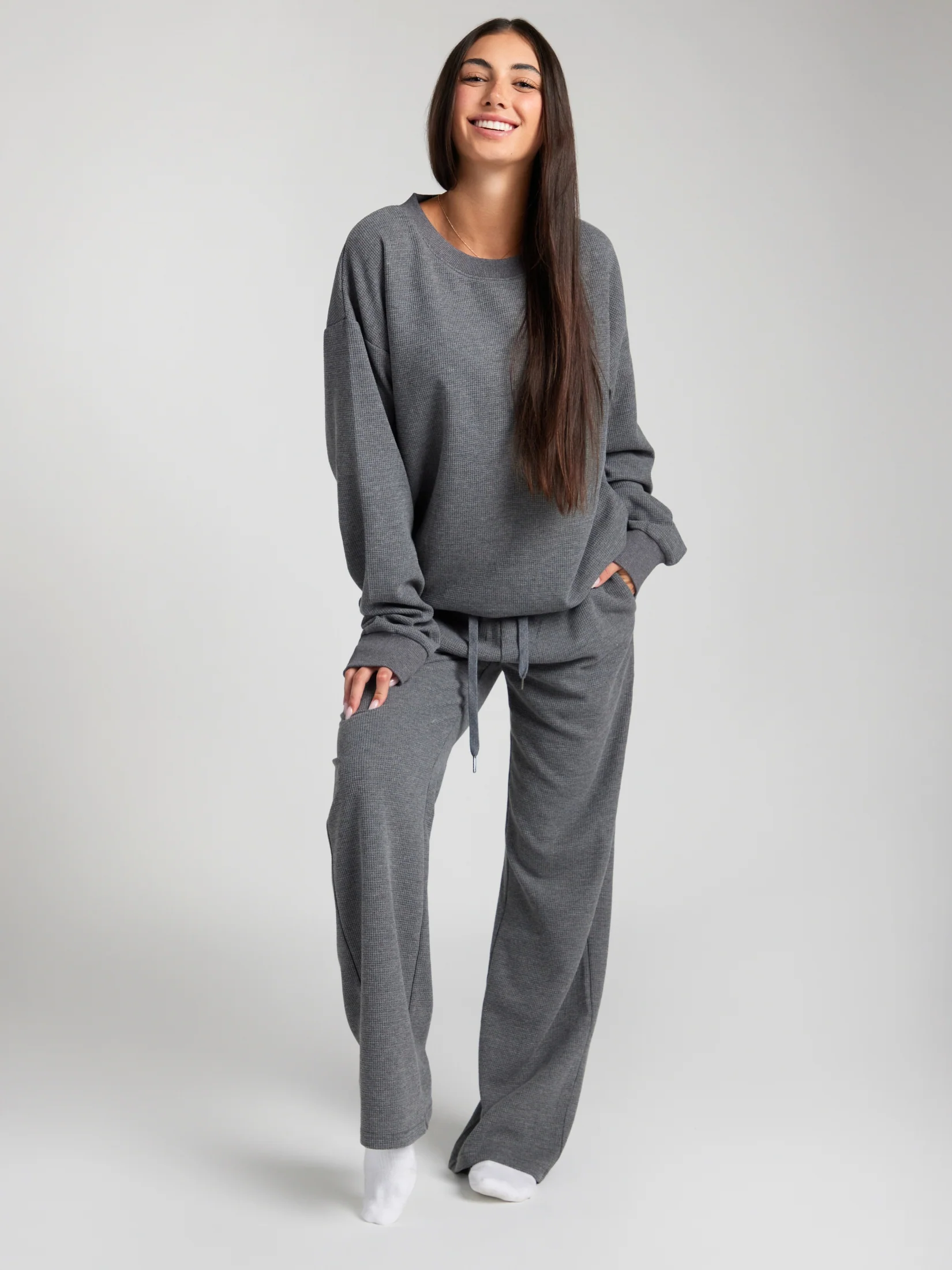 Waffle Lounge Long Sleeve 16 Waffle Lounge Long Sleeve