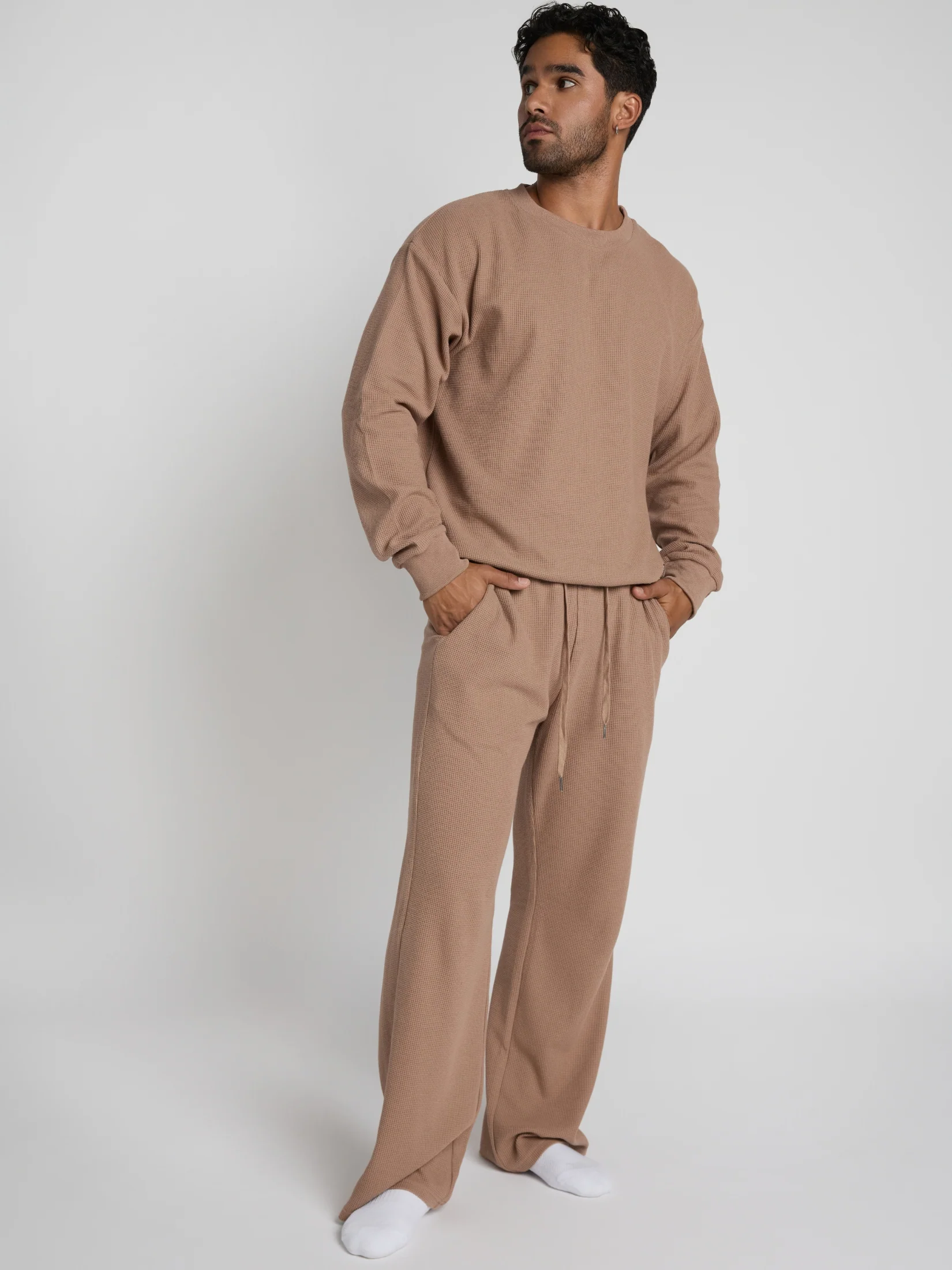 Waffle Lounge Long Sleeve 64 Waffle Lounge Long Sleeve