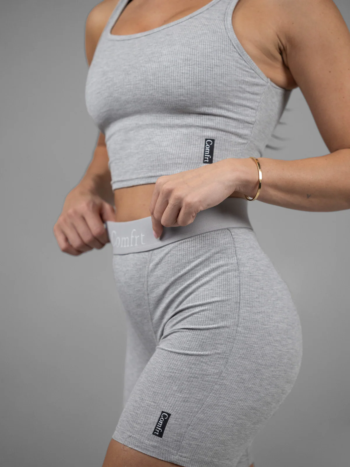 Rib Contour Crop Tank 16 Rib Contour Crop Tank