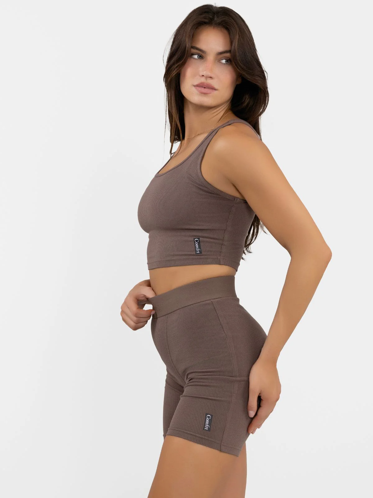 Rib Contour Crop Tank 22 Rib Contour Crop Tank