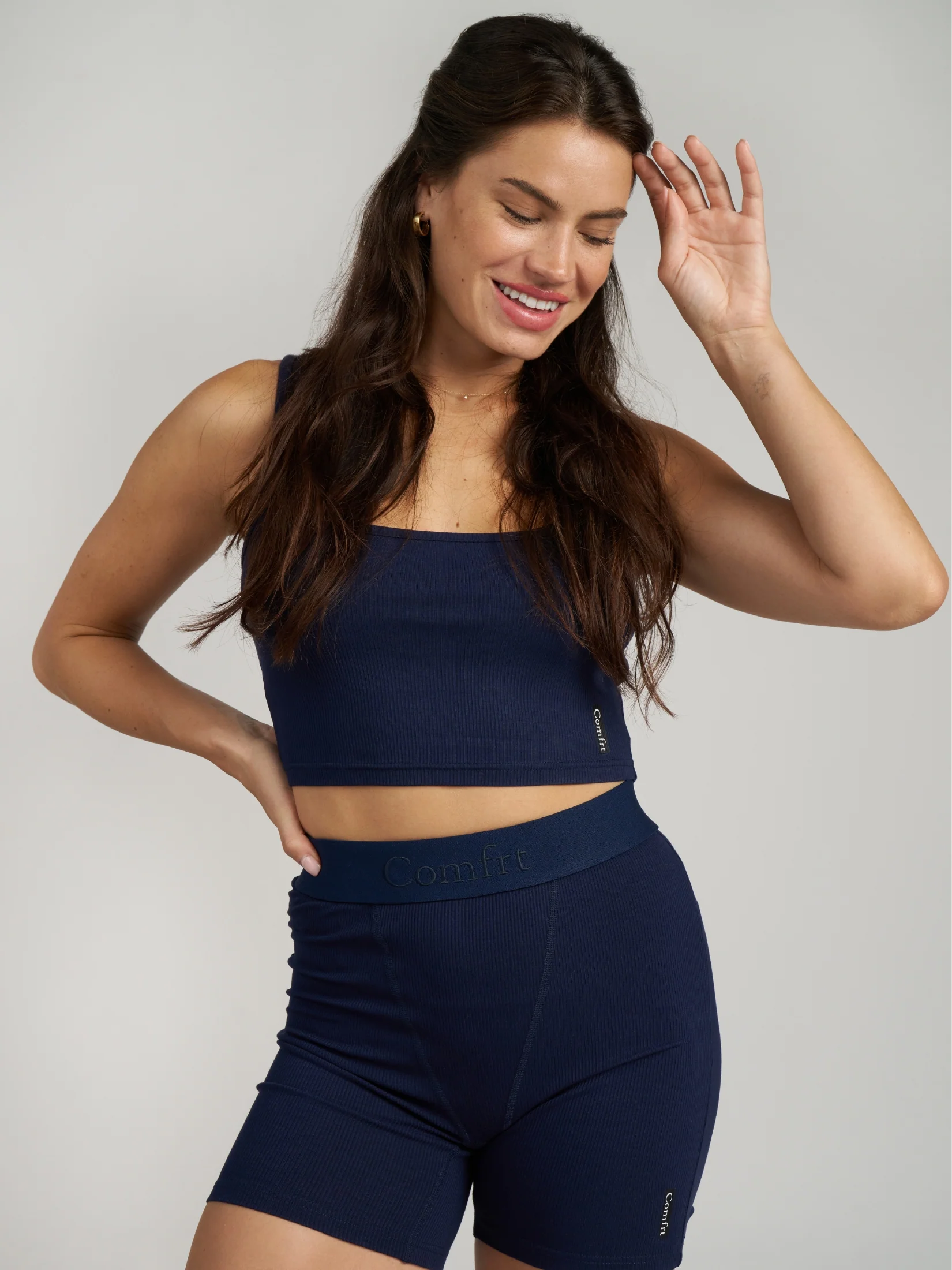 Rib Contour Crop Tank 32 Rib Contour Crop Tank