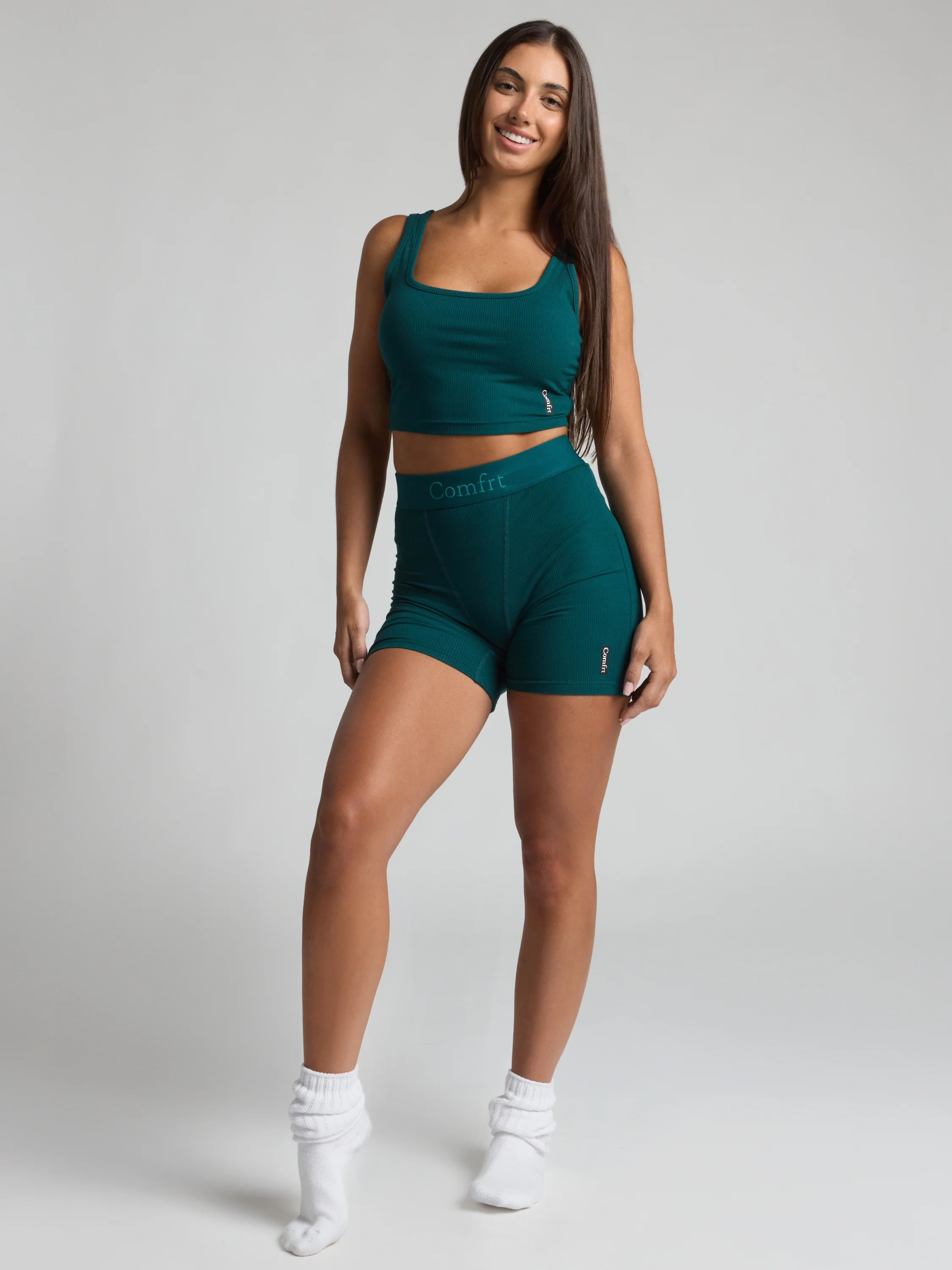 Rib Contour Crop Tank 52 Rib Contour Crop Tank