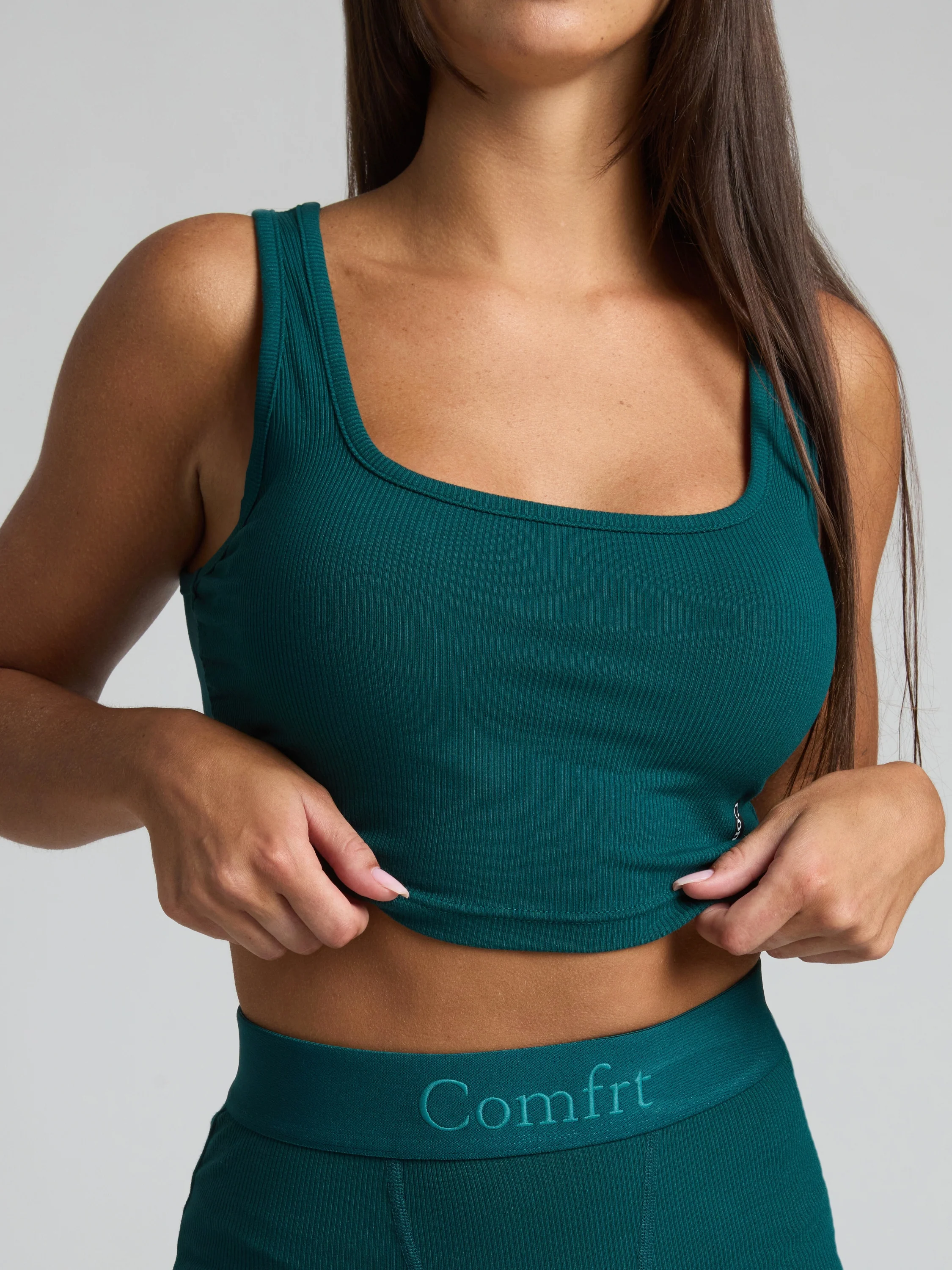 Rib Contour Crop Tank 53 Rib Contour Crop Tank
