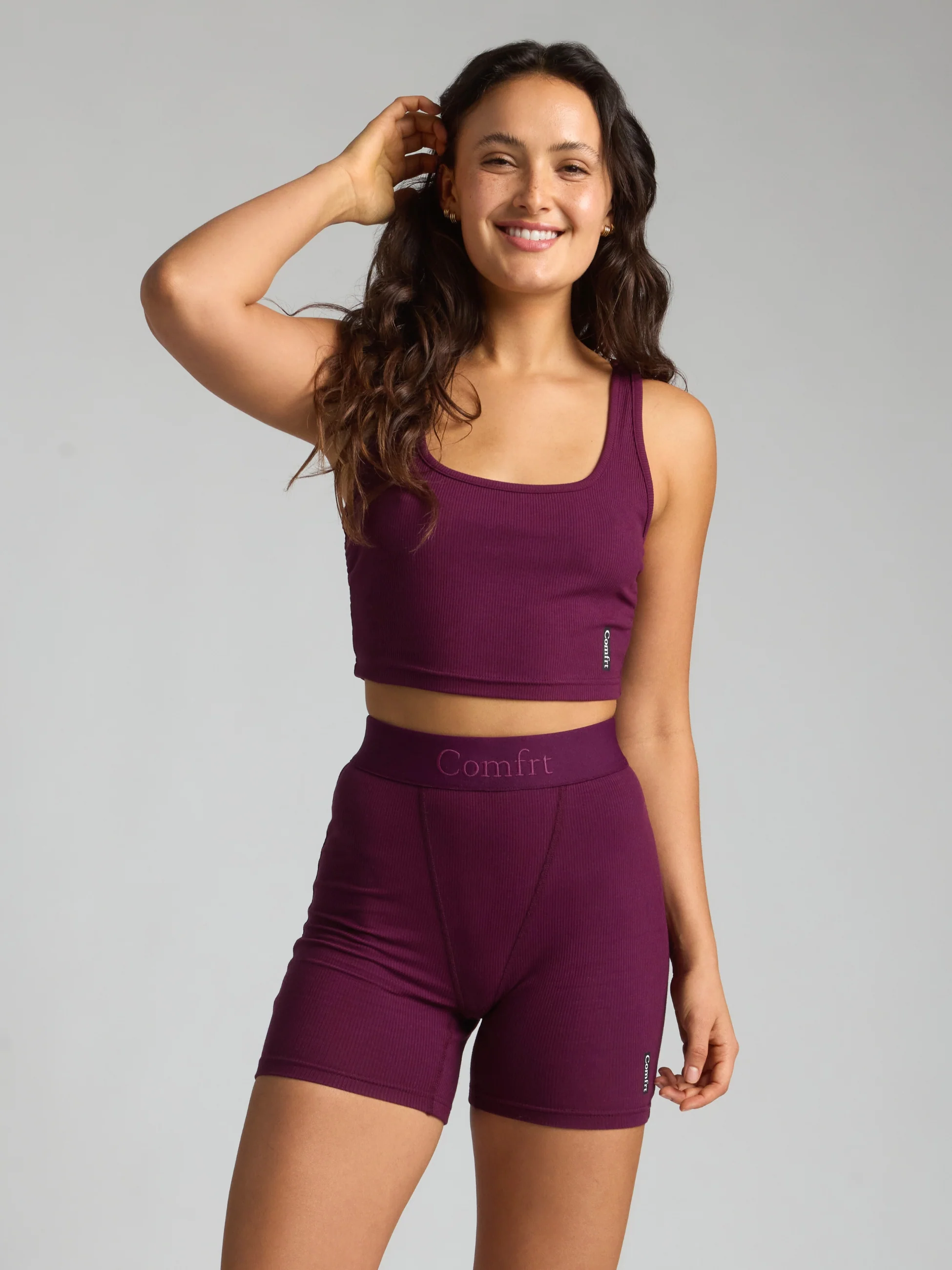 Rib Contour Crop Tank 60 Rib Contour Crop Tank